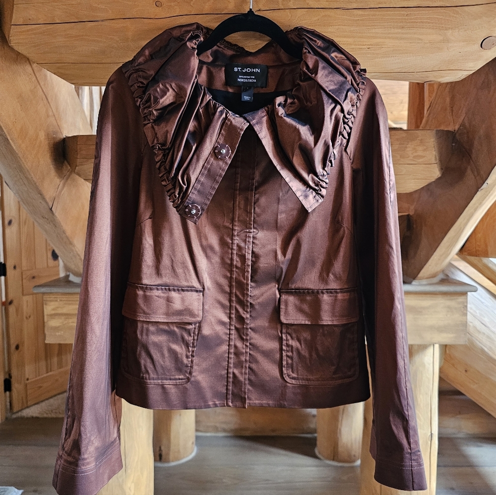 St. John Chocolate Formal Jacket